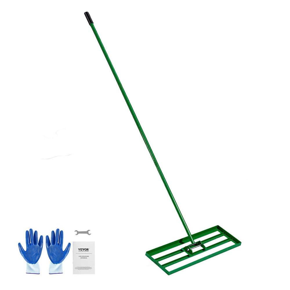 Lawn Leveling Rake, Durable Yard Leveler with 81.5 in. Steel Handle, 30in. x10in. Ground Leveling Tool, Ideal for Garden price history on PriceWatchPro