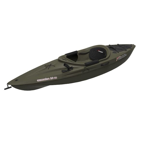 Sun Dolphin Excursion 10 ft. SS Sit-In Fishing Kayak in Olive