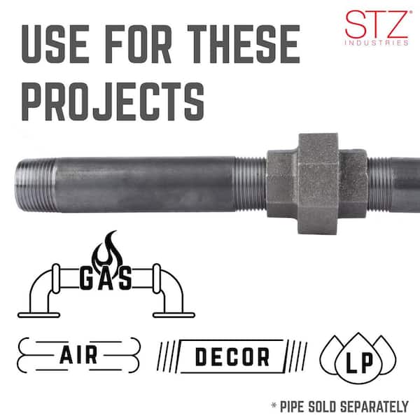 STZ 3/4 in. Black Iron Union 310 U-34 - The Home Depot