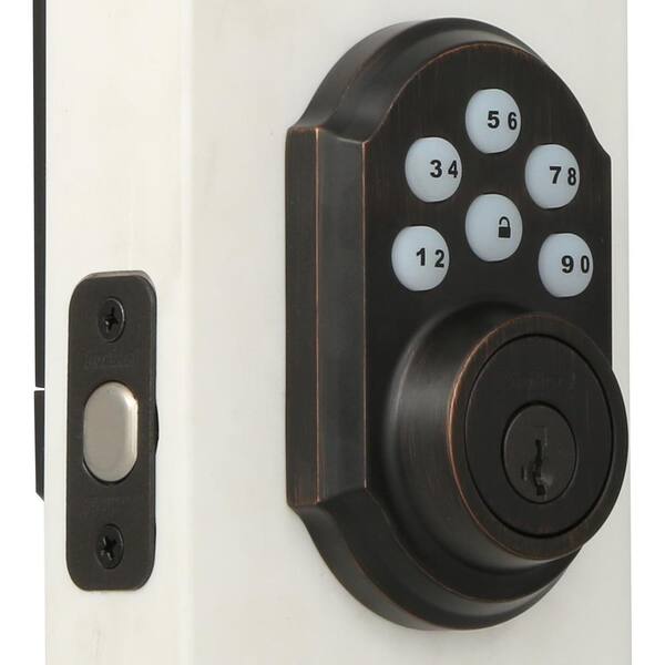 Kwikset Z-Wave SmartCode 910 Venetian Bronze Single Cylinder