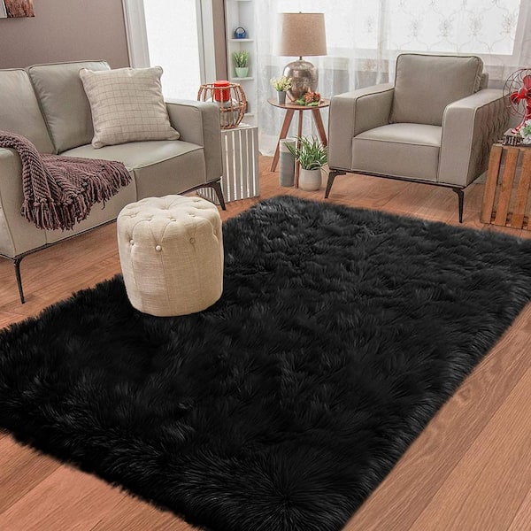 Artificial Sheepskin Area Rugs Chair Cushion Garden Indoor Dining Seat Pad Patio 
