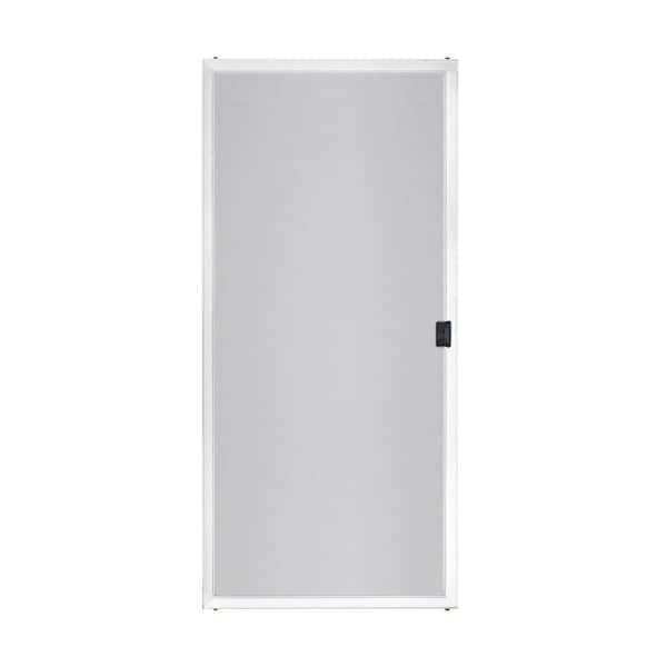 Screen Tight 30 in. x 80 in. Adjustable Fit White Premium Patio Sliding Screen Door