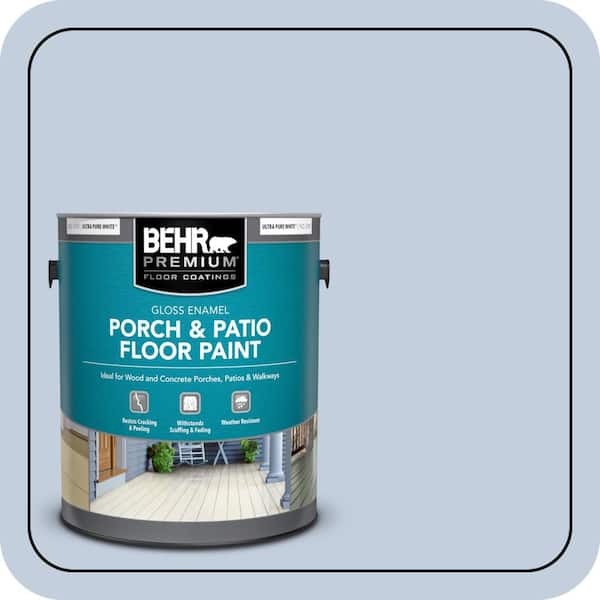 1 gal. #PPU15-17 Monet Gloss Enamel Interior/Exterior Porch and Patio Floor Paint