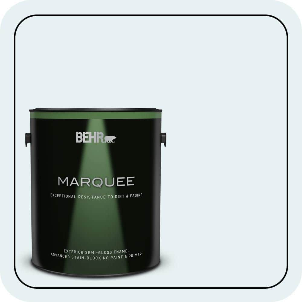 1 gal. #BL-W04 Ethereal White Semi-Gloss Enamel Exterior Paint & Primer price history on PriceWatchPro