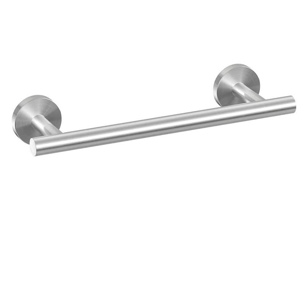 1-Piece 9 in. Stainless Steel Towel Bar Towel Rack, Bathroom Wall Mounted Towel Rod Modern Home Decor in Brushed Nickel price history on PriceWatchPro
