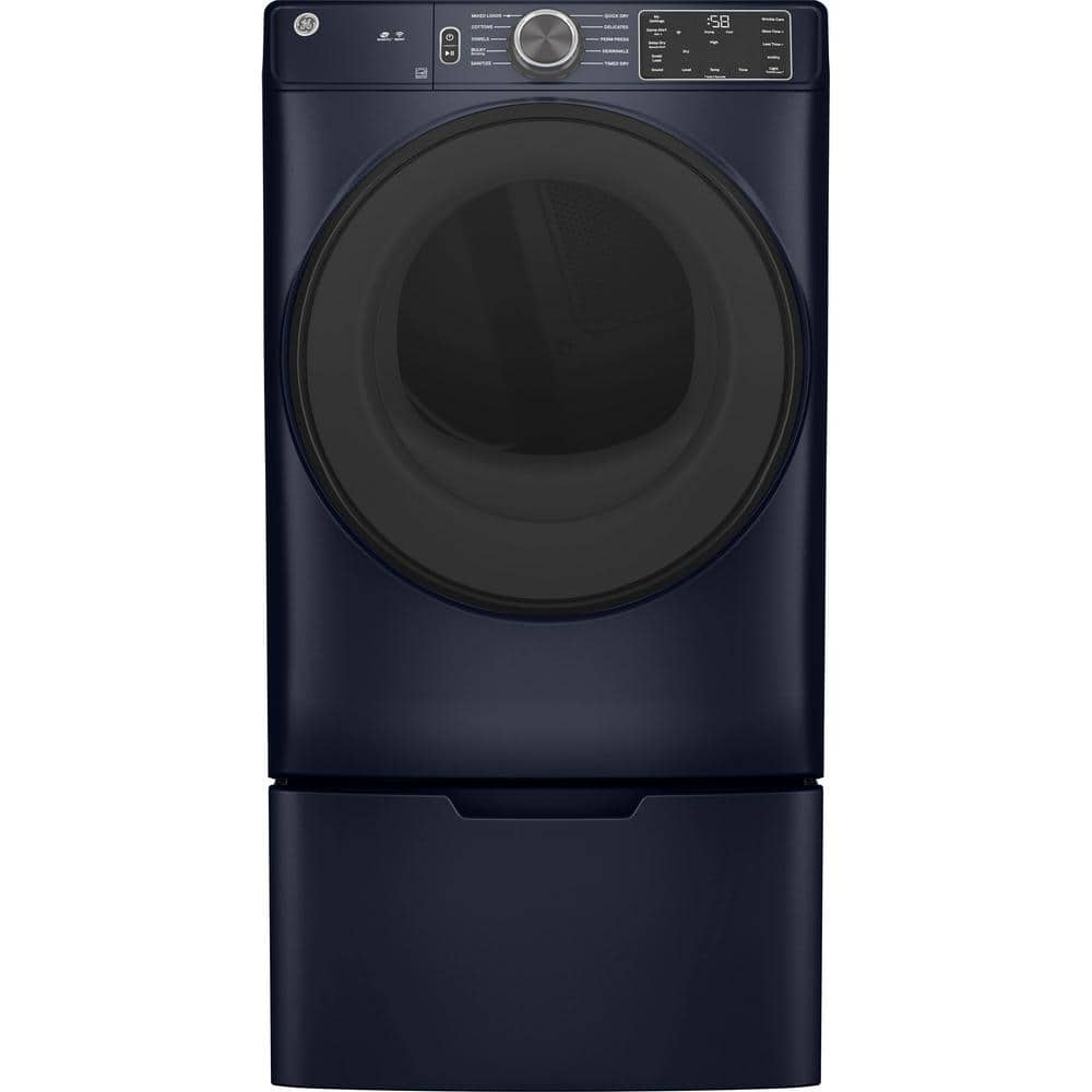 Sapphire Blue 7.8 Cu. Ft. Smart Stackable Electric Dryer