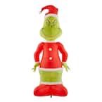 Grinch 9 ft. LED Grinch with Merry Christmas Letters Inflatable 23GM82683 -  The Home Depot