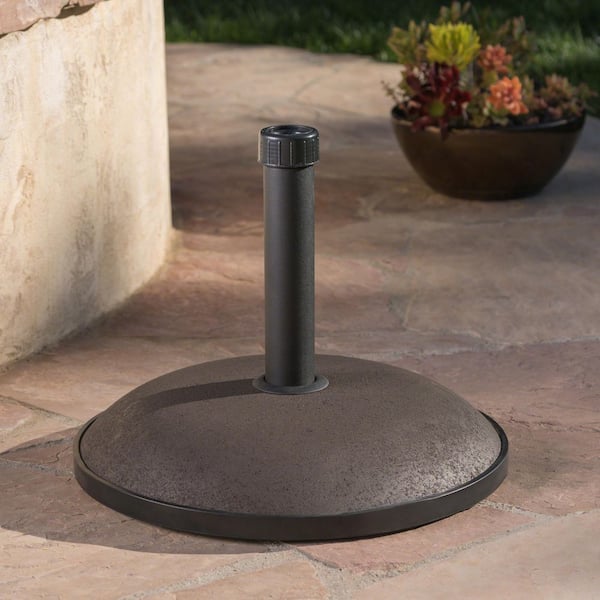 cantilevered rectangular patio umbrella on sale 128'' X 104'' Rectangular Cantilever Patio Umbrella with Counter Weights Base Arlmont & Co. Color: Gray