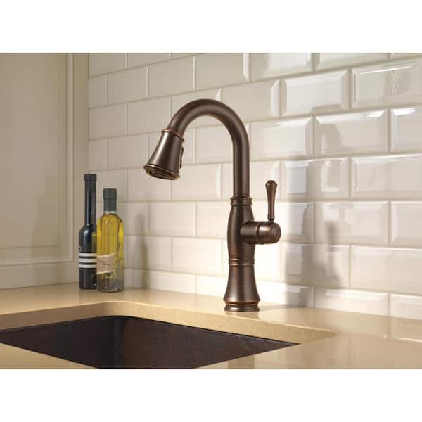 Cassidy Single-Handle Pull-Down Sprayer Bar Faucet in Venetian Bronze