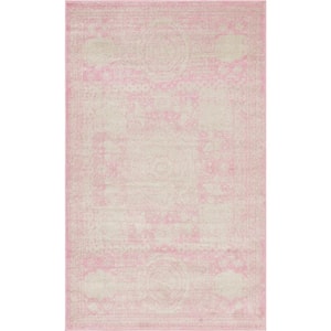 Bromley Wells Pink 8 ft. x 11 ft. Area Rug