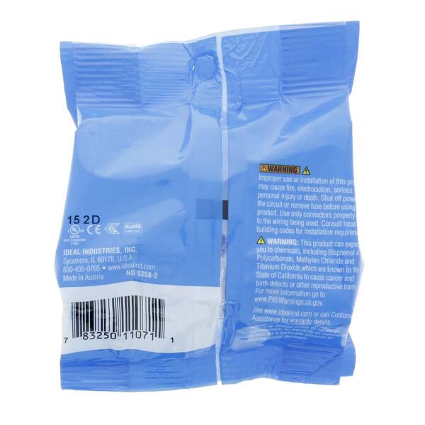 IDEAL - In-Sure Lever Wire Connector, 12 AWG, 3-Port Bag of 10
