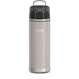 24 oz. Sandstone Tan Stainless Steel Water Bottle with Spout