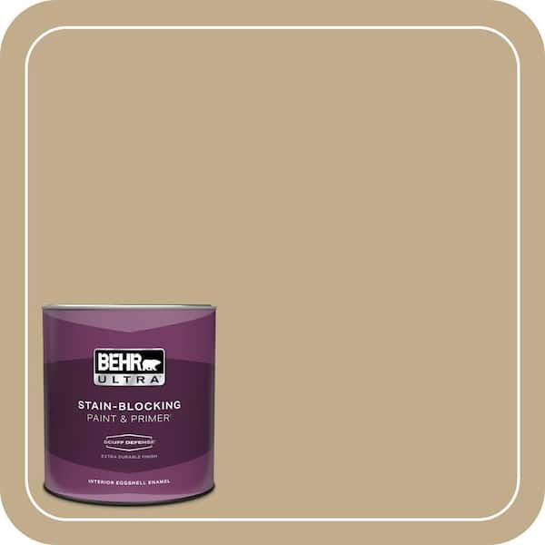 BEHR ULTRA 1 qt. #PPU7-21 Woven Straw Extra Durable Eggshell Enamel Interior Paint & Primer