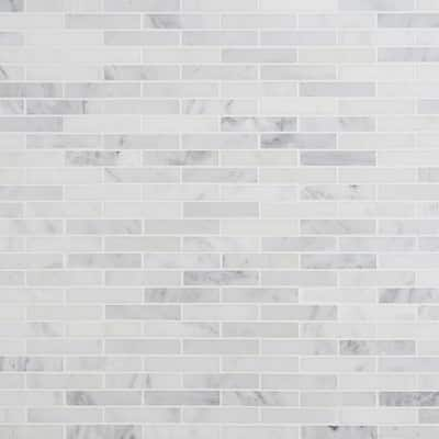 Ivy Hill Tile Oriental Base Molding 5 in. x 12 in. x 12 mm Marble Liner ...