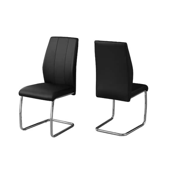 Unbranded Black Dining Chair (2-Piece)
