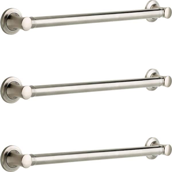 Elements of Design Claremont 24-in Brushed Nickel Wall Mount (ADA Compliant) Grab Bar Elements of Design Claremont 24-in Brushed Nickel Wall Mount (ADA Compliant) Grab Bar
