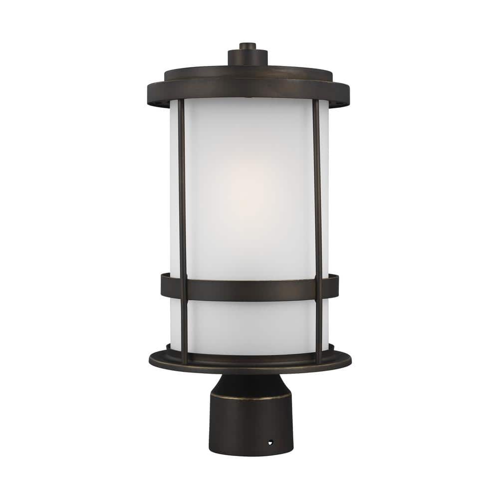 Wilburn 1-Light Antique Bronze Outdoor Post Lantern price history on PriceWatchPro