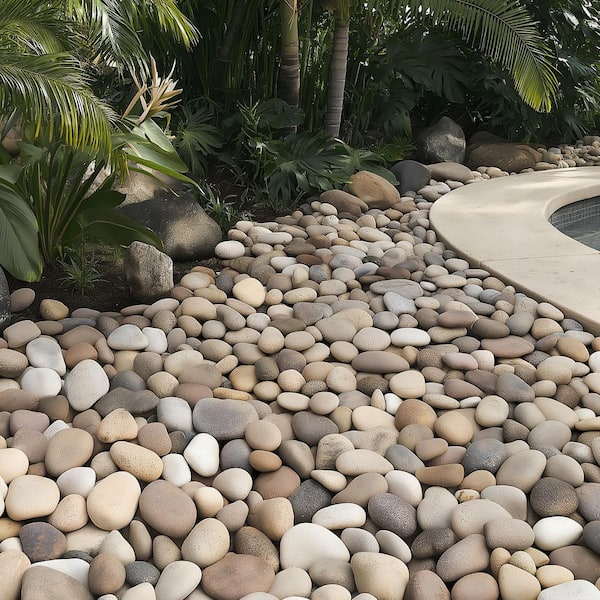 Imperial 0.4 cu. ft. (1 in. to 2 in.) Bagged Landscape Pebbles -1Bag