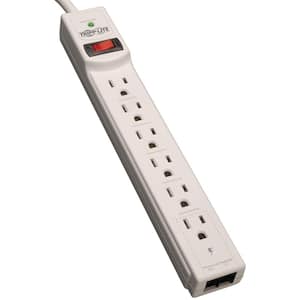 Protect It 4 ft. Cord with 6-Outlet Strip Surge Protector
