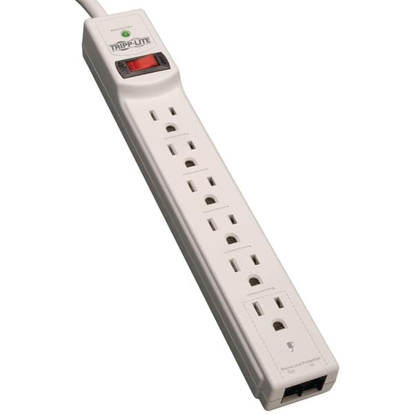 Tripp Lite Protect It 4 ft. Cord with 6-Outlet Strip Surge Protector