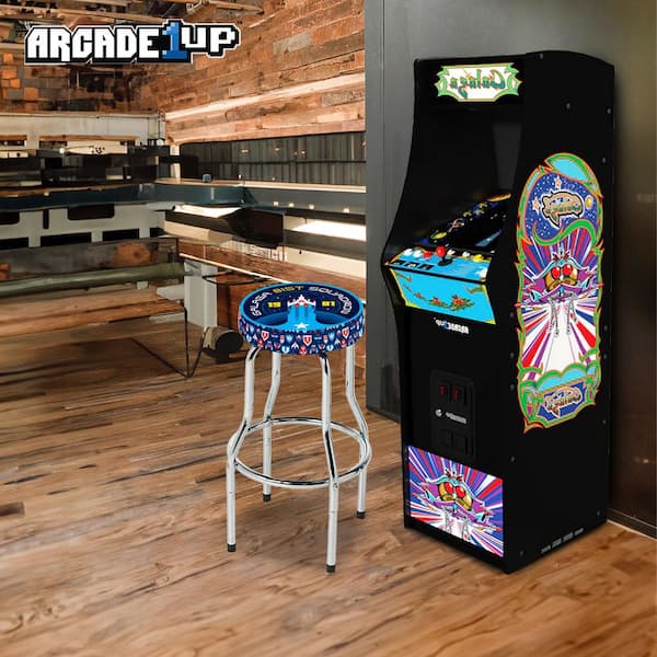 ARCADE1UP Galaga Deluxe Arcade Machine Bundled w/ Adjustable