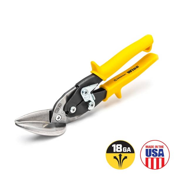 Wiss 9-1/4 in. Compound Action Straight, Left, and Right Cut Offset Aviation Snip