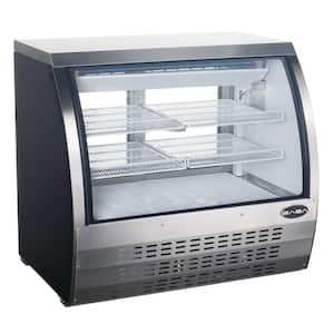 47.25 in. W 18 cu. ft. Commercial Refrigerator Deli Case, Display Case Glass/Stainless Steel