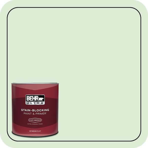 BEHR ULTRA 1 qt. #M390-2 Misty Meadow Extra Durable Flat Interior Paint & Primer