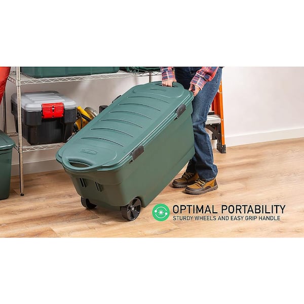Rubbermaid ECOSense 40 Gal Wheeled Storage Totes w/ Lids