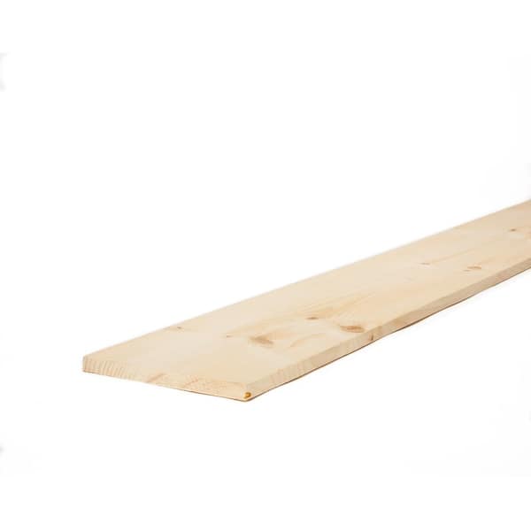 Unbranded 1 in. x 10 in. x 10 ft. Premium Kiln-Dried Square Edge Whitewood Common Board