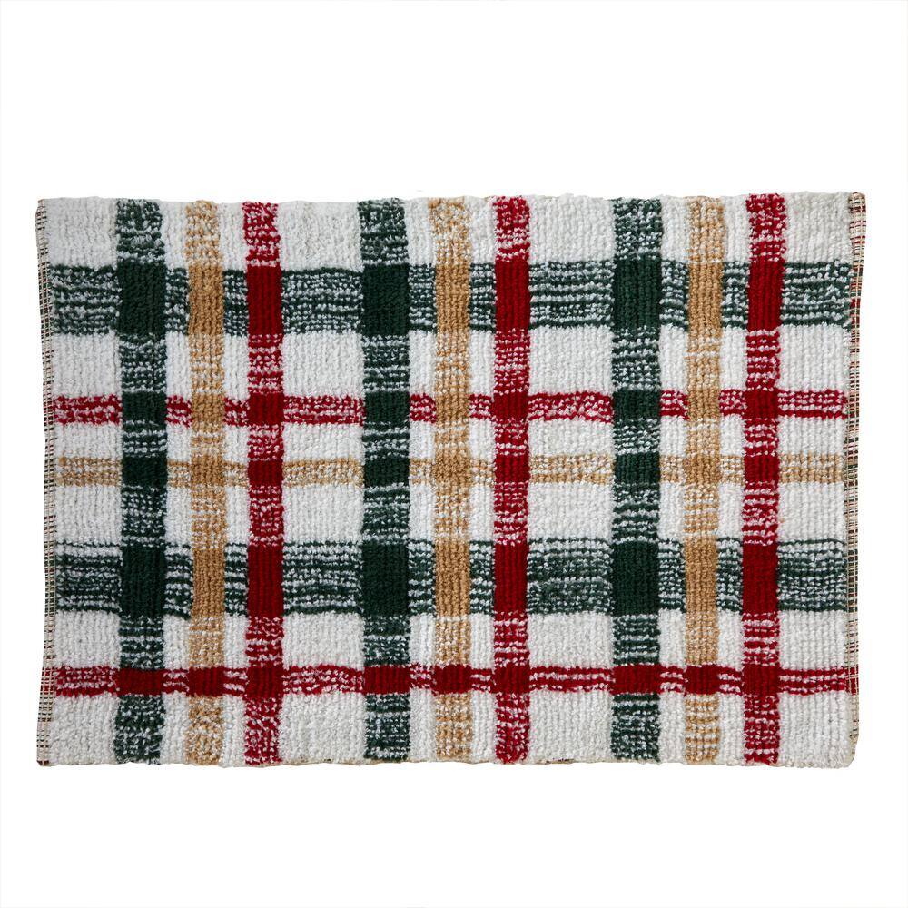 Multi Coloured Polyester Rug SKL Home Multi-Colored Polyester Rectangular 20 in. x 30 in. Rustic ...