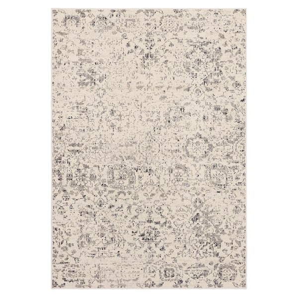Mohawk Home Nottley Ivory 5 ft. 3 in. x 7 ft. 6 in. Traditional Ornamental Khotan Area Rug