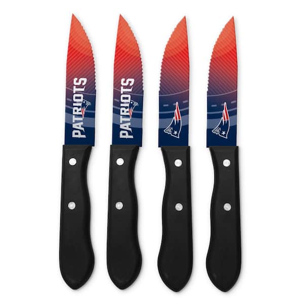 sportsvault NFL New England Patriots Steak Knives (4-Pack)