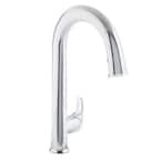 KOHLER Sensate AC-Powered Touchless Kitchen Faucet in Polished