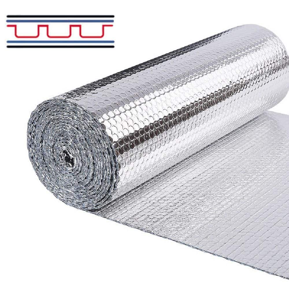 48 in. x 200 ft. Radiant Barrier Energy Saving Bubble Reflective Aluminum Foil Insulation price history on PriceWatchPro