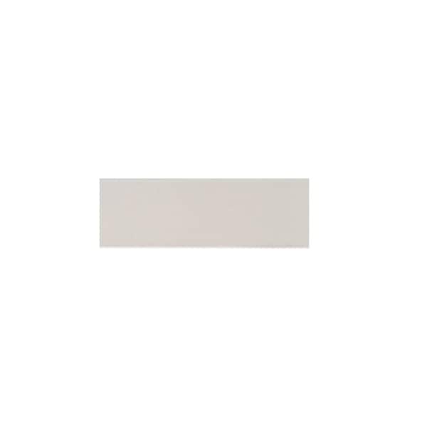 Take Home Tile Sample - Pastilla Taupe 2 in. x 5 in. Subway Glossy Porcelain Wall Tile