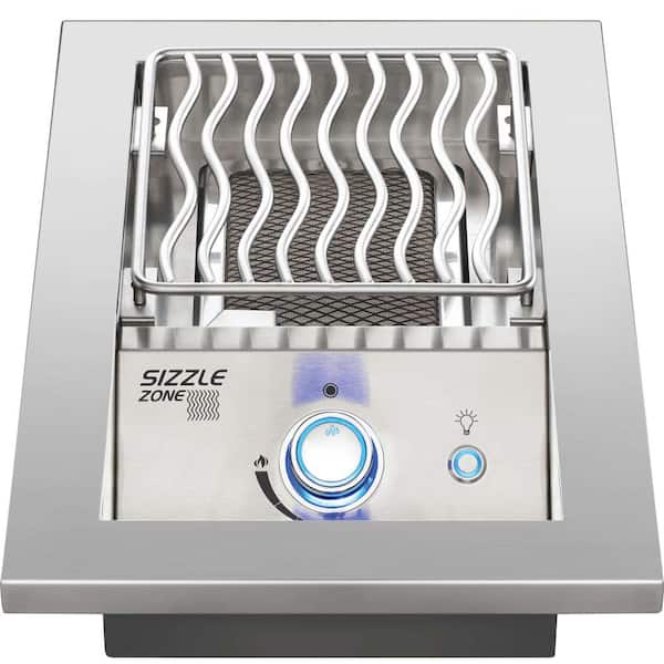 Built-In 700 Series 10 in. Single Infrared Grill Burner Natural Gas, Stainless Steel
