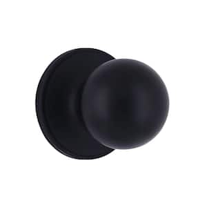 Defiant Saturn Matte Black Hall/Closet Door Knob 32T3X930B - The