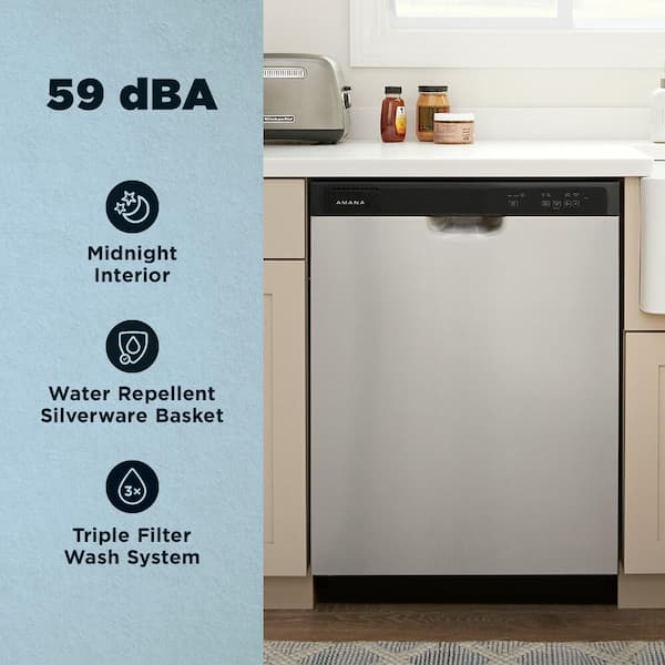 Amana Dishwasher (ADFS2524RS) - Stainless Steel Amana Dishwasher (ADFS2524RS) - Stainless Steel
