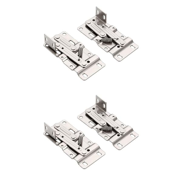 4-Pack (2 Pairs) Steel Tip Out Tray Hinges, Standard Sink Hinges for Sink-Front Drawer