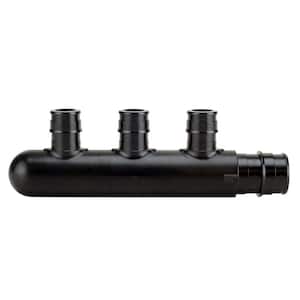 3/4 in. Poly-Alloy PEX-A Expansion Barb Inlets x 1/2 PEX-A Expansion Barb 3-Port Closed Manifold