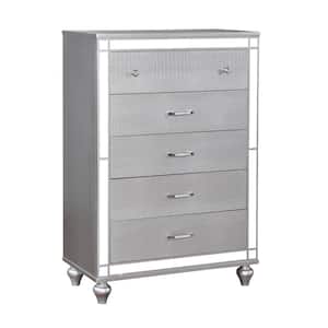 Brachium Silver Contemporary Style Chest of Drawers