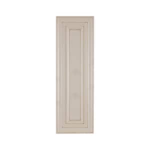 Princeton Shaker Creamy White Decorative Door Panel 12-in. W x 36-in H x 0.75-in D