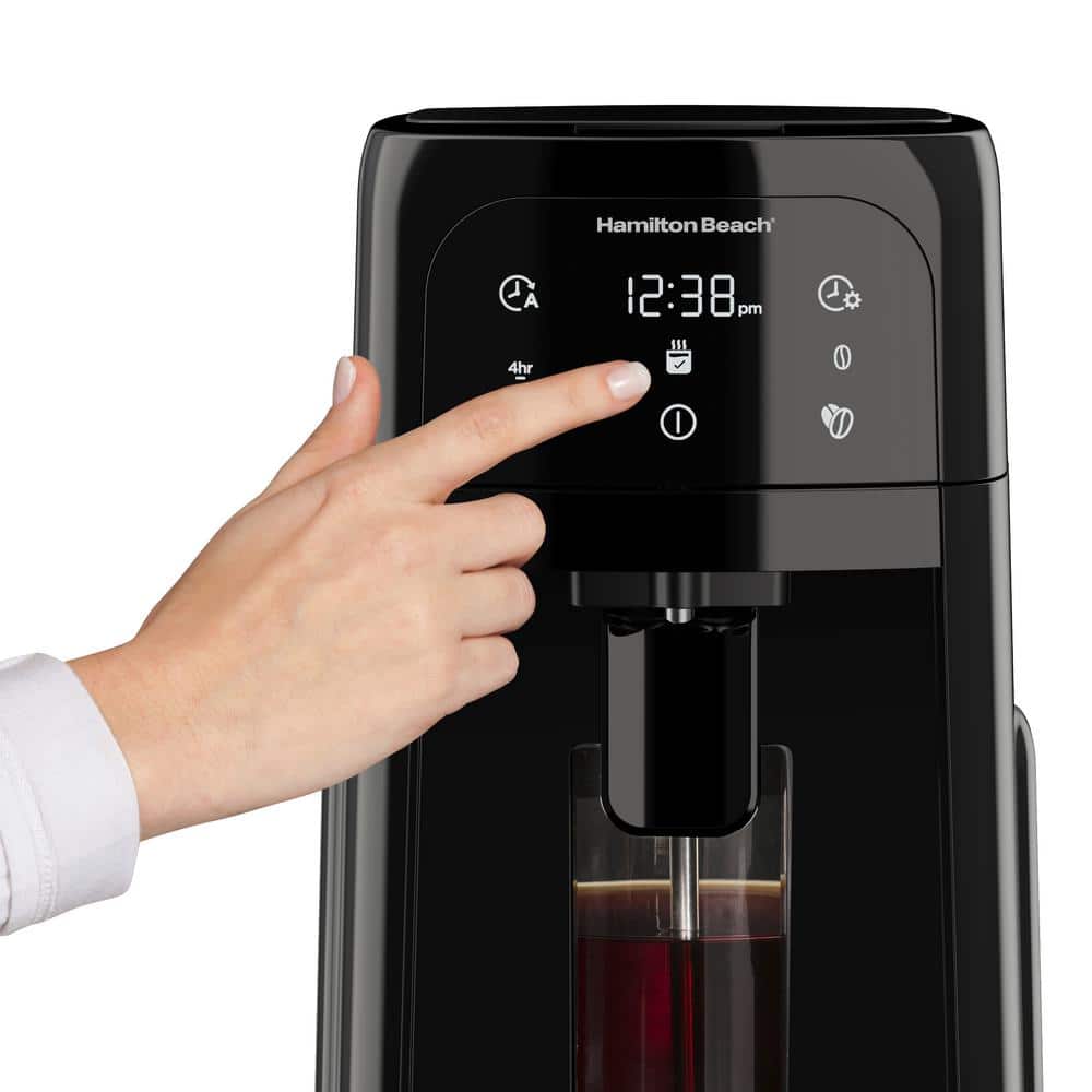 Hamilton Beach Black Programmable Dispensing Drip Coffee Maker