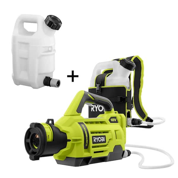 18V Lithium-Ion Cordless Chemical Fogger Mister with Battery/Charger RYOBI One 