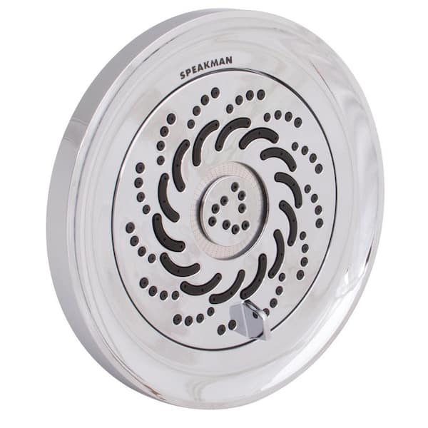 Speakman Neo Exhilaration 5-Spray Patterns 4.29 in. 2.0 GPM Wall Mount Low Flow Fixed Shower Head in Polished Chrome