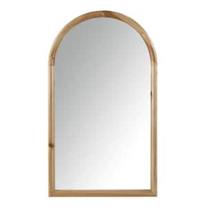 Anky 25.5 in. W x 43 in. H Wood Framed Arch Decorative Accent Wall Mirror