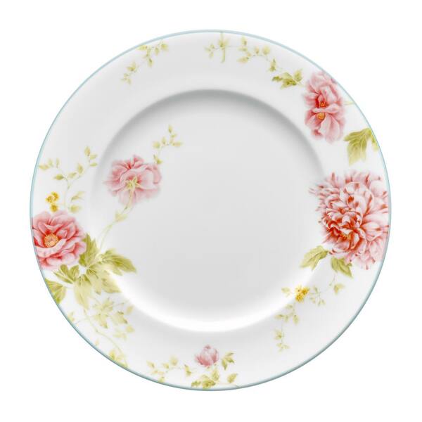 Noritake Peony Pageant White Bone China Salad Plate 8-1/4 in.