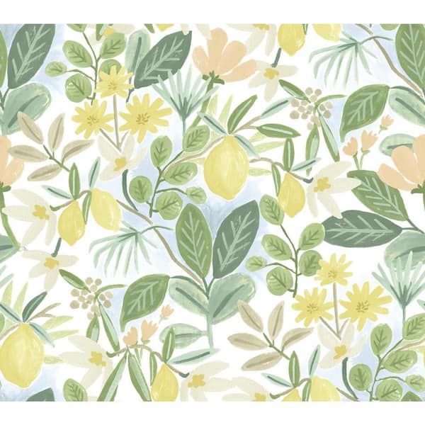 RIFLE PAPER CO. 45 sq. ft. Amalfi Peel and Stick Wallpaper