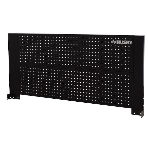 46 in. Black Steel Pegboard Attachment